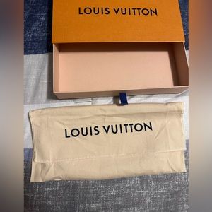 Louis Vuitton dustbag and box